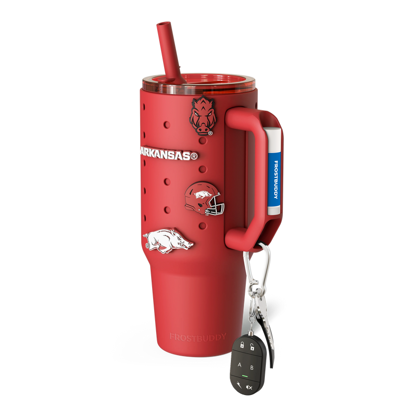 Thicc 40oz | Arkansas Razorbacks | Skin + Budz Bundle