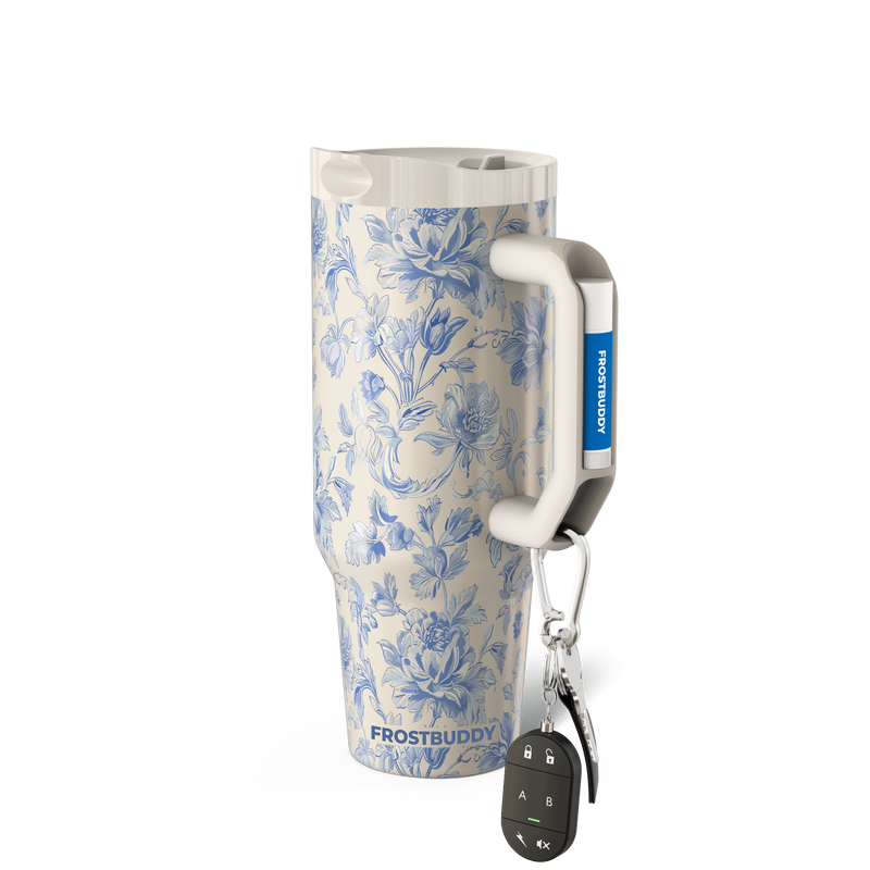 Thicc 40oz | Blue Floral