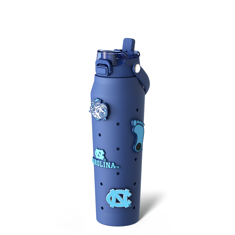 Bottle 32oz | UNC Tarheels | Skin + Budz Bundle