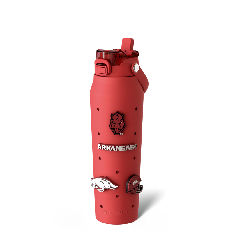 Bottle 32oz | Arkansas Razorbacks | Skin + Budz Bundle