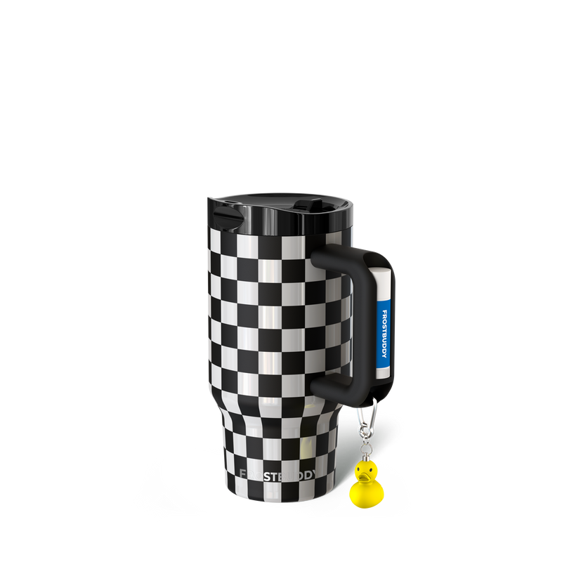 Thicc 16oz | Black \u0026 White Checkered