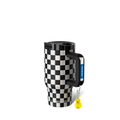 Thicc 16oz | Black \u0026 White Checkered