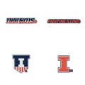 Budz | Illinois Fighting Illini | 4-Pack Bundle